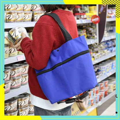 🔥HOT SALE 50% OFF🔥Foldable 2-in-1 Shopping Bag (offer)