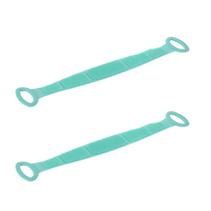 🛀 Boost bathing happiness! Skin becomes smooth and glowing! Dual-Sided Silicone Back Scrubber
