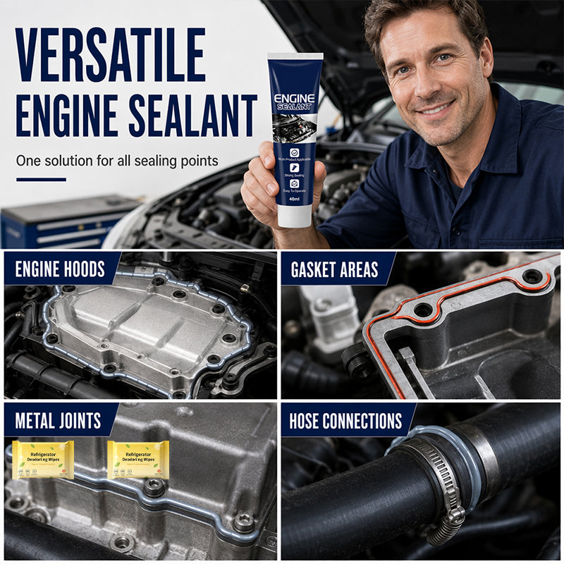 ⚙️Automotive Engine High Temperature Sealant 🔥Multi-Purpose Permanent Leak Sealing 🛠️Easy DIY Car Repair