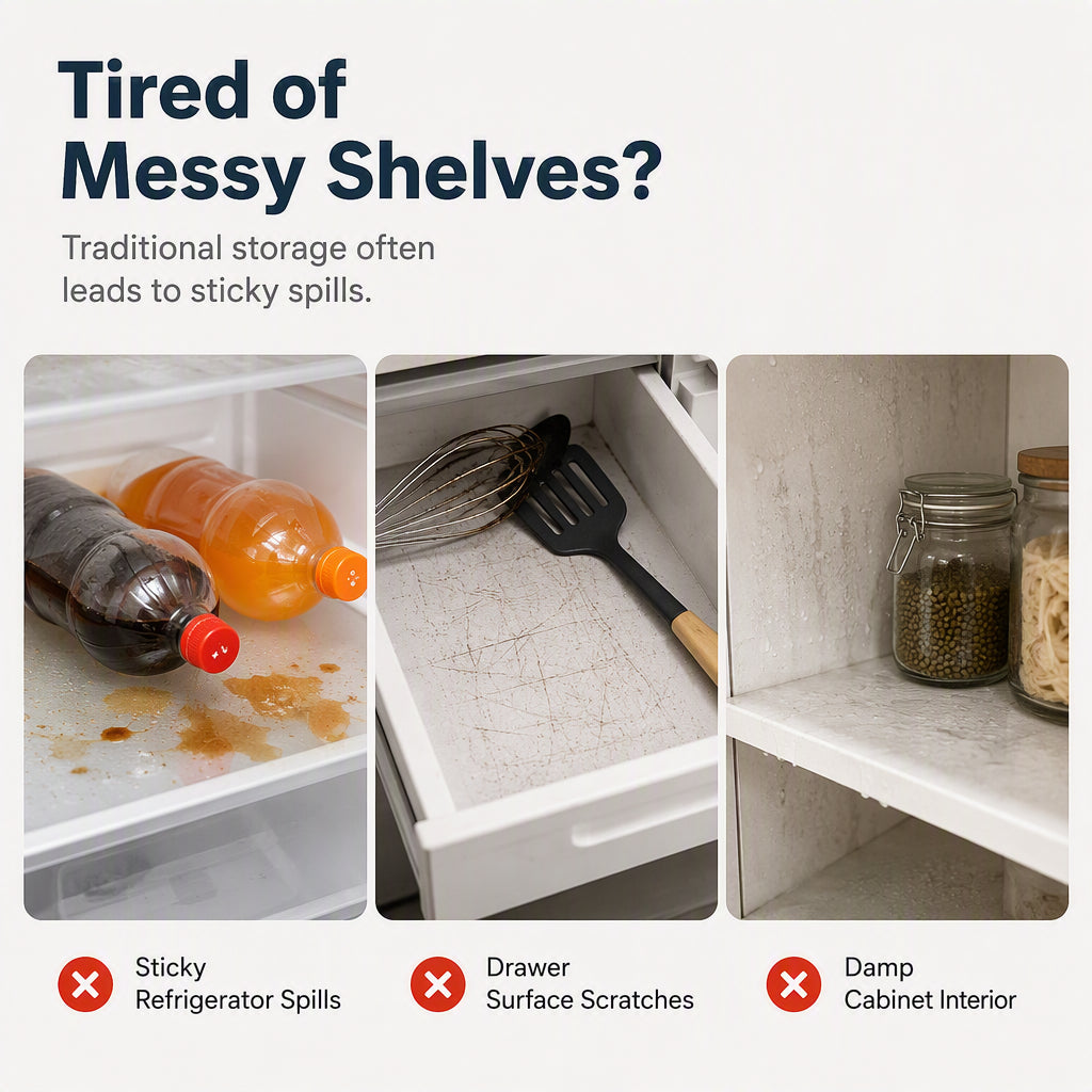 🧊 50% OFF NOW! 🛡️ Waterproof Fridge Shelf Liners – Non-slip, easy-clean & food-safe – Keeps fridge shelves fresh & organized ✨ (offer)