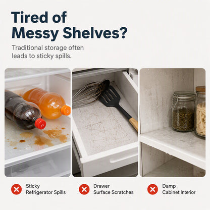 🧊 50% OFF NOW! 🛡️ Waterproof Fridge Shelf Liners – Non-slip, easy-clean & food-safe – Keeps fridge shelves fresh & organized ✨ (offer)